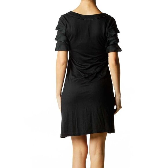 Juicy Couture Black Pleat Detailed Dress - Picture 3 of 3